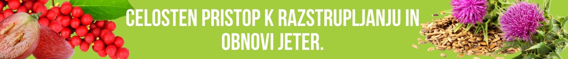 Celosten pristop k razstrupljanju in obnovi jeter.