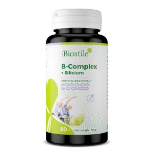 B-complex + Silicium, 60 kapsul