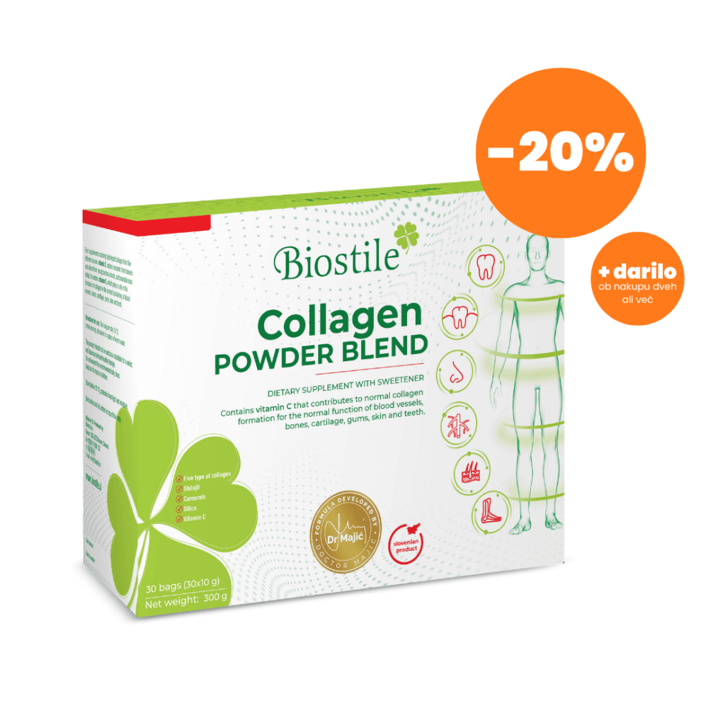 Collagen Powder Blend, 30 vrečk (-20%) + darilo ob nakupu dveh ali več