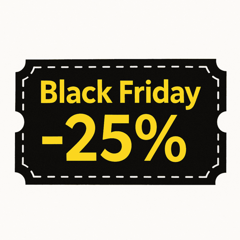 Black Friday Kupon -25%