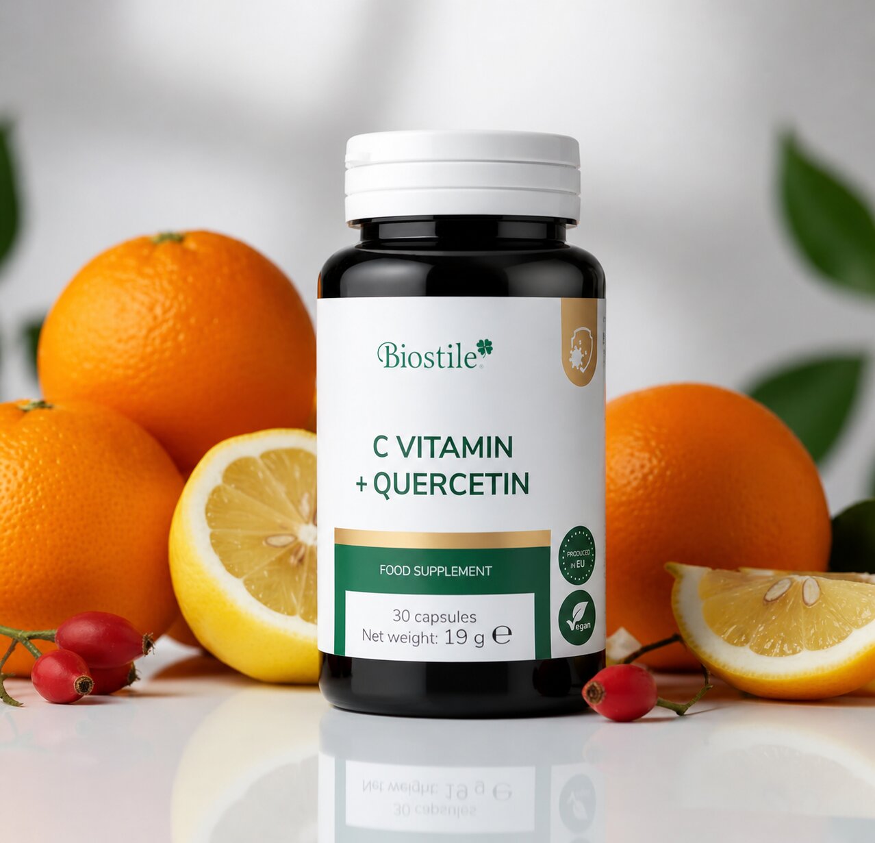 C vitamin + Quercetin, 60 kapsul