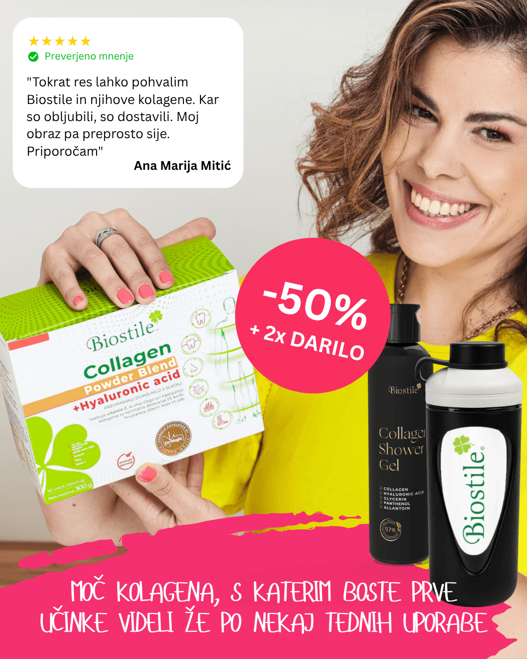 Brand: Collagen s hialuronsko kislino + double offer - Mladosten videz - LP 1