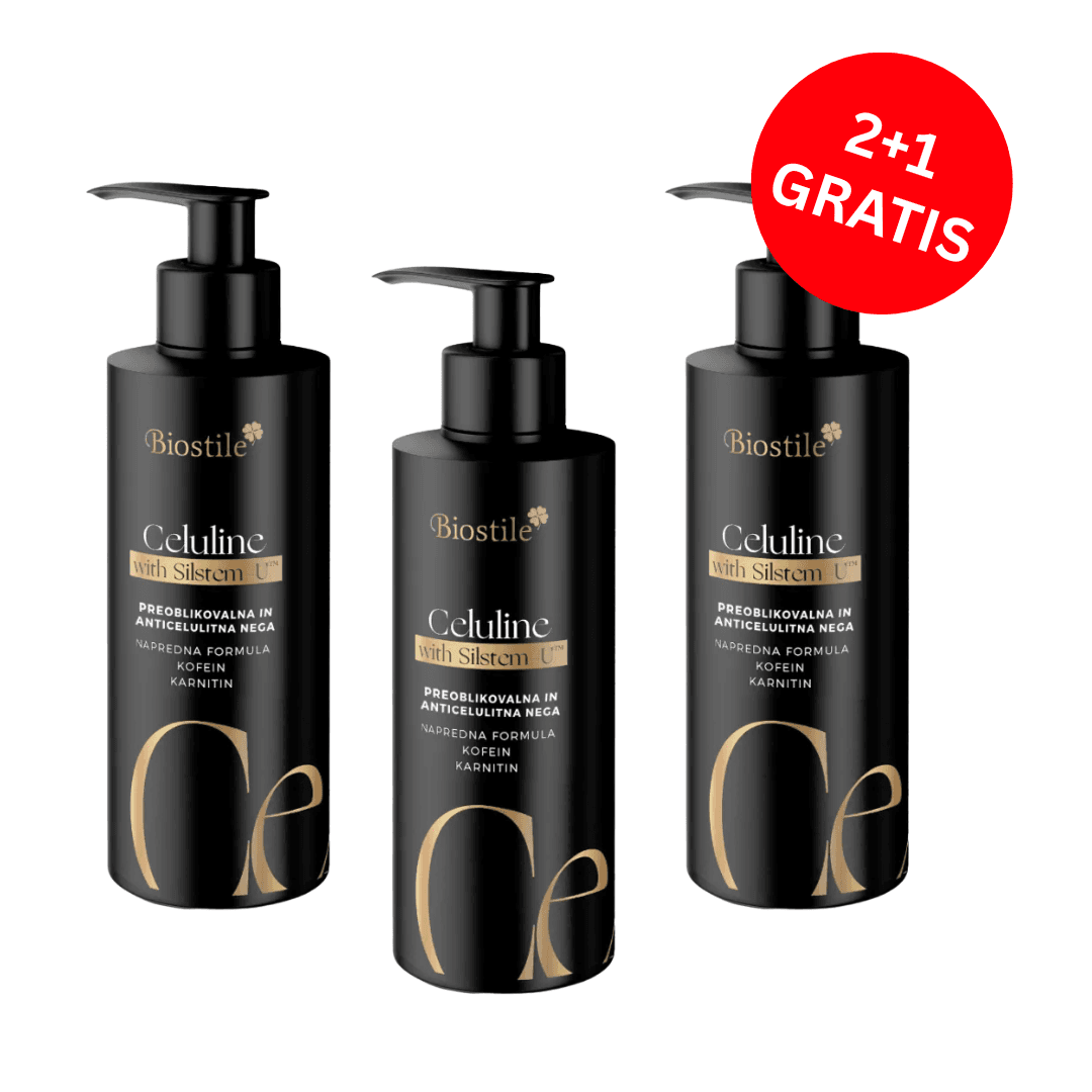 ELP Celuline anticelulitna krema, 3× 150 ml — 2+1 gratis paket