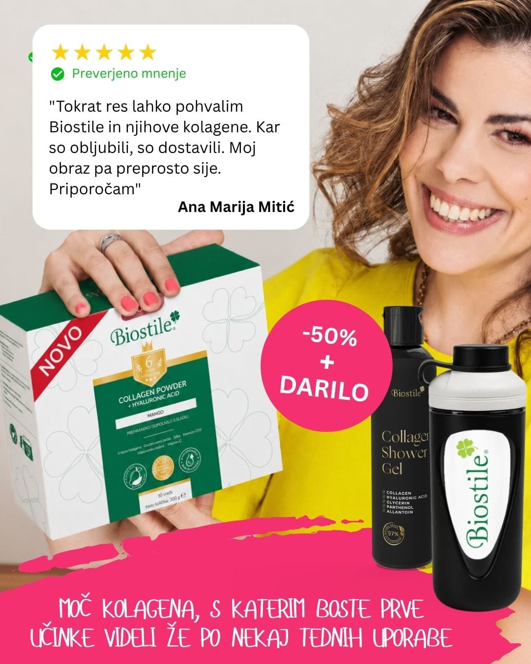 Brand: Collagen s hialuronsko kislino + double offer - Mladosten videz - LP 1