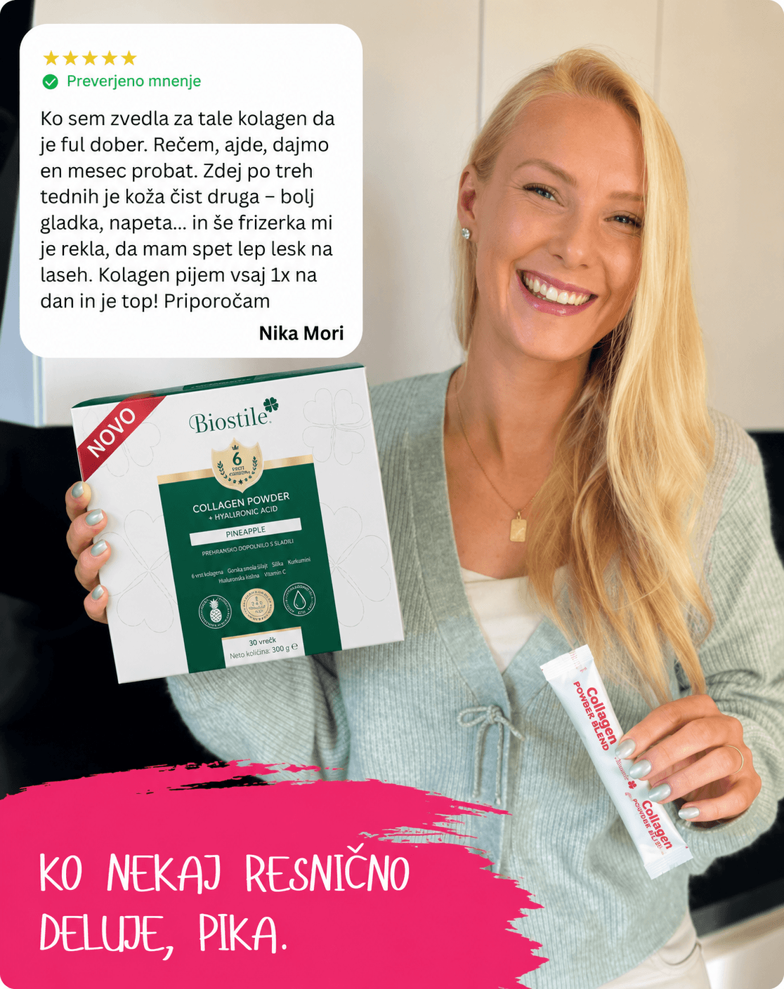 Brand: Collagen s hialuronsko kislino + double offer - Mladosten videz - LP 1